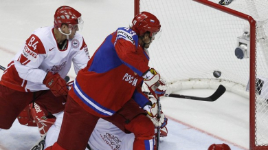 Русия победи Дания на Световното по хокей