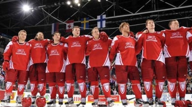 Обраха националите на Дания на Световното по хокей на лед