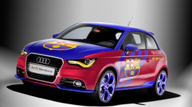 Пуснаха автомобил с цветовете на Барселона - СНИМКИ