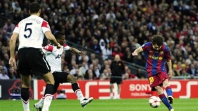 Барселона - Манчестър Юнайтед 3:1, мачът по минути