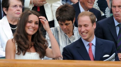 Анди Мъри бие пред погледа на принц Уилям и Кейт 