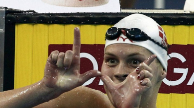 Датчанка със световната титла по плуване на 1500 метра