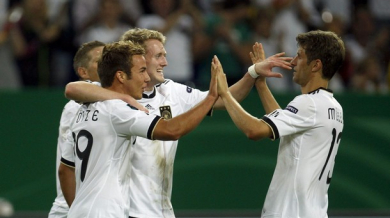 Германия вече на Евро 2012 след 6:2 над Австрия