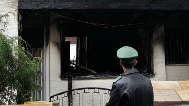 Защитник на Байерн задържан заради пожара в дома му