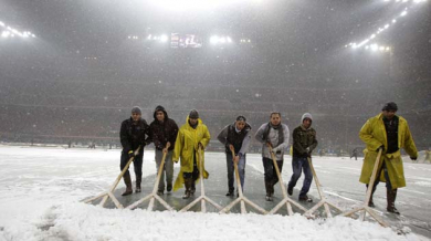 Снегът измести дербито Рома – Интер