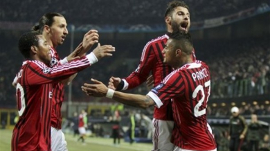 Милан размаза Арсенал и на практика е на 1/4-финал - ВИДЕО