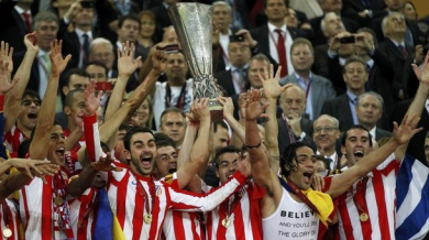 Атлетико (М) спечели Лига Европа след ново изригване на Фалкао - ВИДЕО