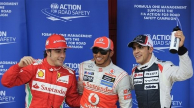 Хамилтън тръгва първи в Гран при на Испания