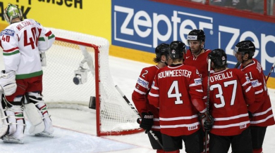 Канада разби Беларус и спечели групата си на световното