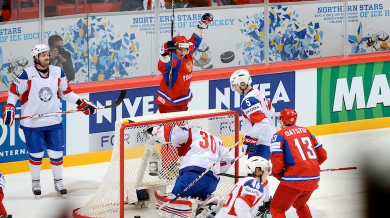 Русия на полуфинал на Световното по хокей на лед