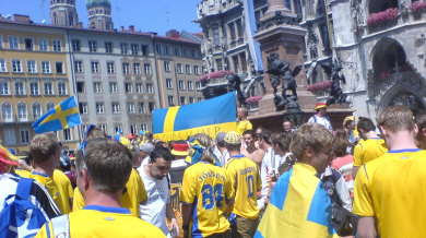 Премиерът на Украйна: Бира за шведските фенове, ако ни бият