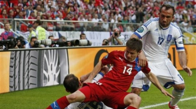 Пиларж играч на мача между Гърция и Чехия
