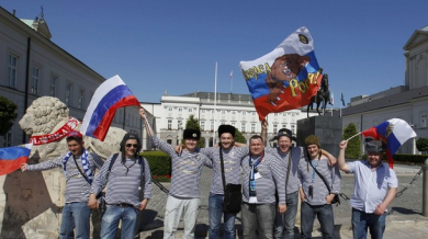 Руснаците на митинг срещу футболния съюз