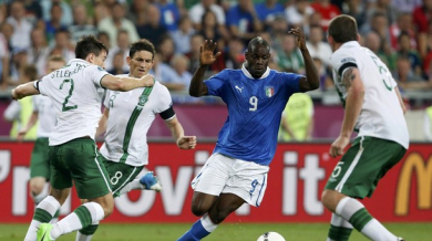 Италия - Ейре 2:0, мачът по минути