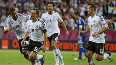 Германия срази Гърция в шоу с 6 гола и е на полуфинал - ВИДЕО
