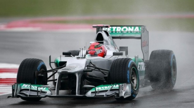 Шумахер: Ако вали, ще спечеля на “Силвърстоун”