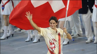 Федерер отказва да носи знамето на Швейцария