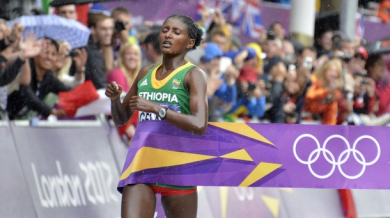 Етиопка с титла в маратона с олимпийски рекорд