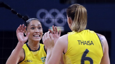 Бразилия срещу Русия на 1/4-финал в женския волейболен турнир