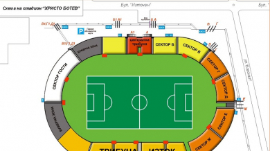 Нов ред на стадион „Христо Ботев” 