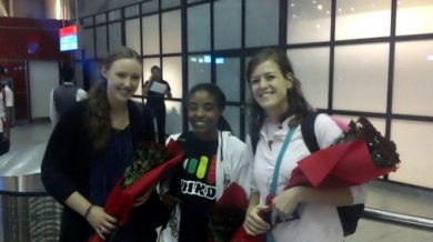 Три американки пристигнаха в Хасково 2012