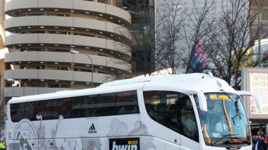 Глоба за автобуса на Реал (Мадрид)