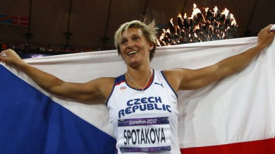 Шпотакова пропуска стартовете през 2013 г.