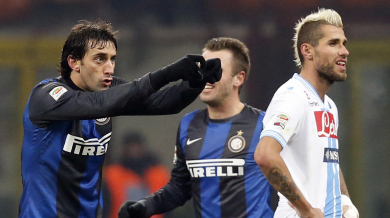 Интер спечели дербито с Наполи и излезе втори в Италия
