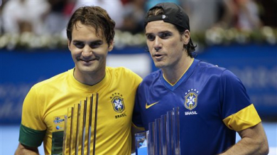 Федерер завърши с победа турнето си в Бразилия