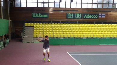 Първа тренировка за тенис националите