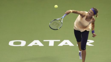 Виктория Азаренка на финал в Доха