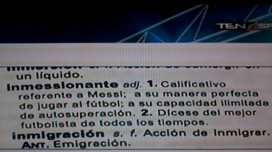 Меси попадна в испанските речници