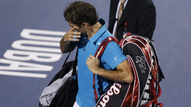 Федерер изхвърлен от турнира в Дубай