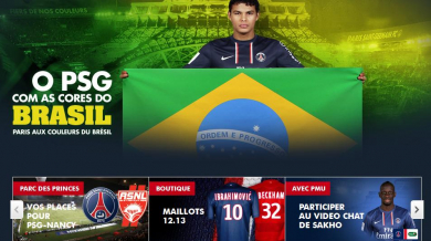 ПСЖ пусна бразилска версия на сайта си