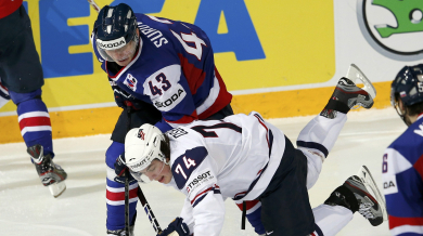 САЩ и Русия в епичен сблъсък на Световното по хокей