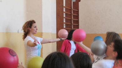 Мария Петрова вдъхнови децата да спортуват 
