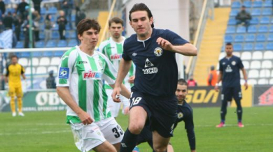 Велизар Димитров с гол за победа на Металург