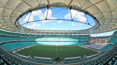 Покрив на стадион се срути в Бразилия