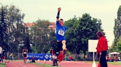 Българин с европейски рекорд в скок на дължина