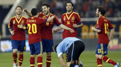 Испания пази серия без загуба срещу Уругвай