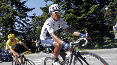 Крис Фруум на ден от триумф в Тур дьо Франс
