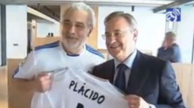 Пласидо Доминго на гости на Реал (Мадрид) (ВИДЕО)