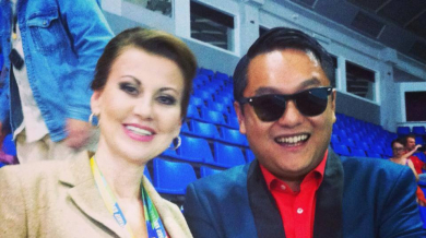 Илиана Раева се щракна с автора на “Gangnam Style”