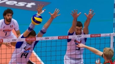Италия победи Беларус на европейското по волейбол