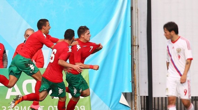 Зрелищно 3:3 с Русия остави младежките национали в играта
