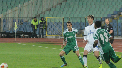 Лудогорец - Черноморец (Одеса) 1:1, мачът по минути