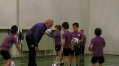 Киряков учи малчугани на първи стъпки във футбола