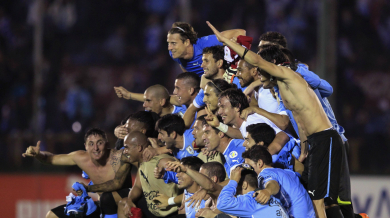 Уругвай е последният участник на Мондиал 2014