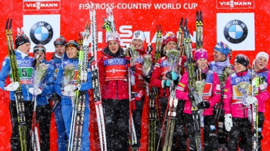 Норвегия спечели женската щефата на 4х5 км