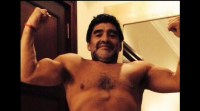 Марадона показа мускули в &quot;Туитър&quot;